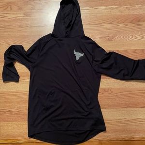 The Rock Under Armour training hoodie